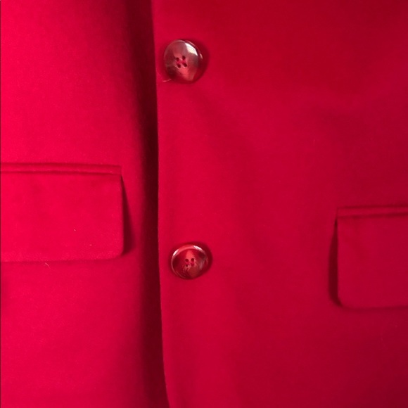 Vintage VALERIE STEVENS Wool & Cashmere Blend Long Boxy Blazer, Size 12 - Picture 10 of 10